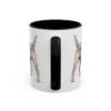 11oz border terrier mug, Black