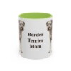 11oz border terrier mug, Light Green