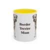 11oz border terrier mug, Yellow