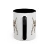 11oz border terrier mug, Black