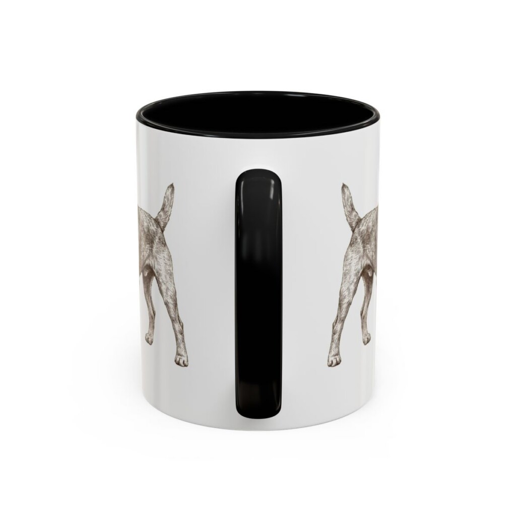 11oz border terrier mug, Black