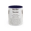 11oz border terrier mug, Navy