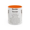 11oz border terrier mug, Orange