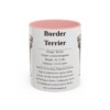 11oz border terrier mug, Pink