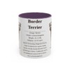 11oz border terrier mug, Purple