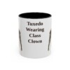 11oz Funny Boston Terrier Mug, Black, front view