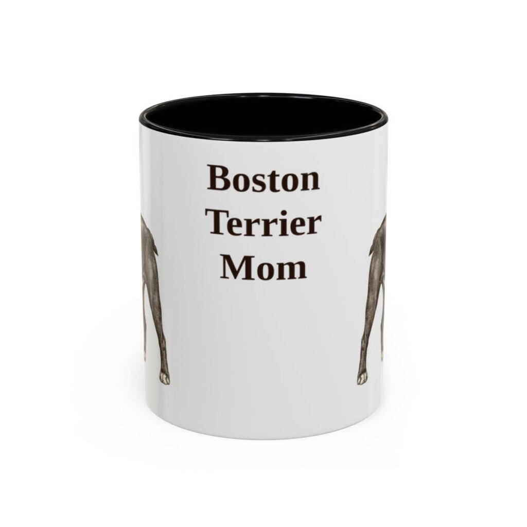 11oz boston terrier mug, Black