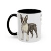 11oz boston terrier mug, Black
