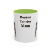 11oz boston terrier mug, Light Green
