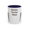 11oz boston terrier mug, Navy