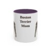 11oz boston terrier mug, Purple
