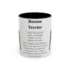 11oz boston terrier mug, Black