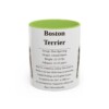11oz boston terrier mug, Light Green