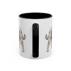 11oz Funny Bouvier des Flandres Mug, Black, back view