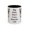 11oz Funny Bouvier des Flandres Mug, Black, front view