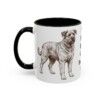 11oz Funny Bouvier des Flandres Mug, Black, left side view