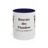 11oz-bouvier-des-flandres-mug-latin-navy 11oz Bouvier des Flandres Latin Mug, Navy, front view
