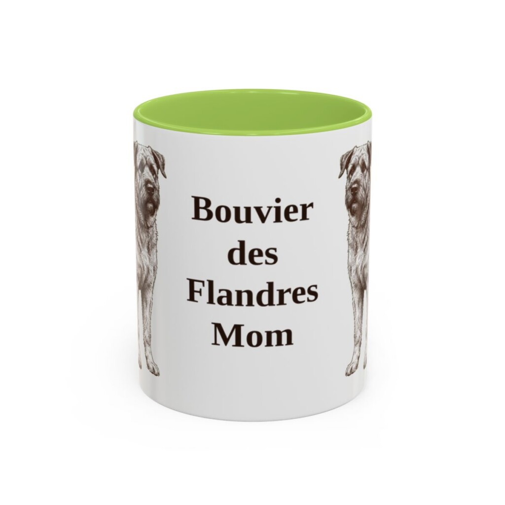 11oz-bouvier-des-flandres-mug-mom-light-green 11oz bouvier des flandres mug, Light Green