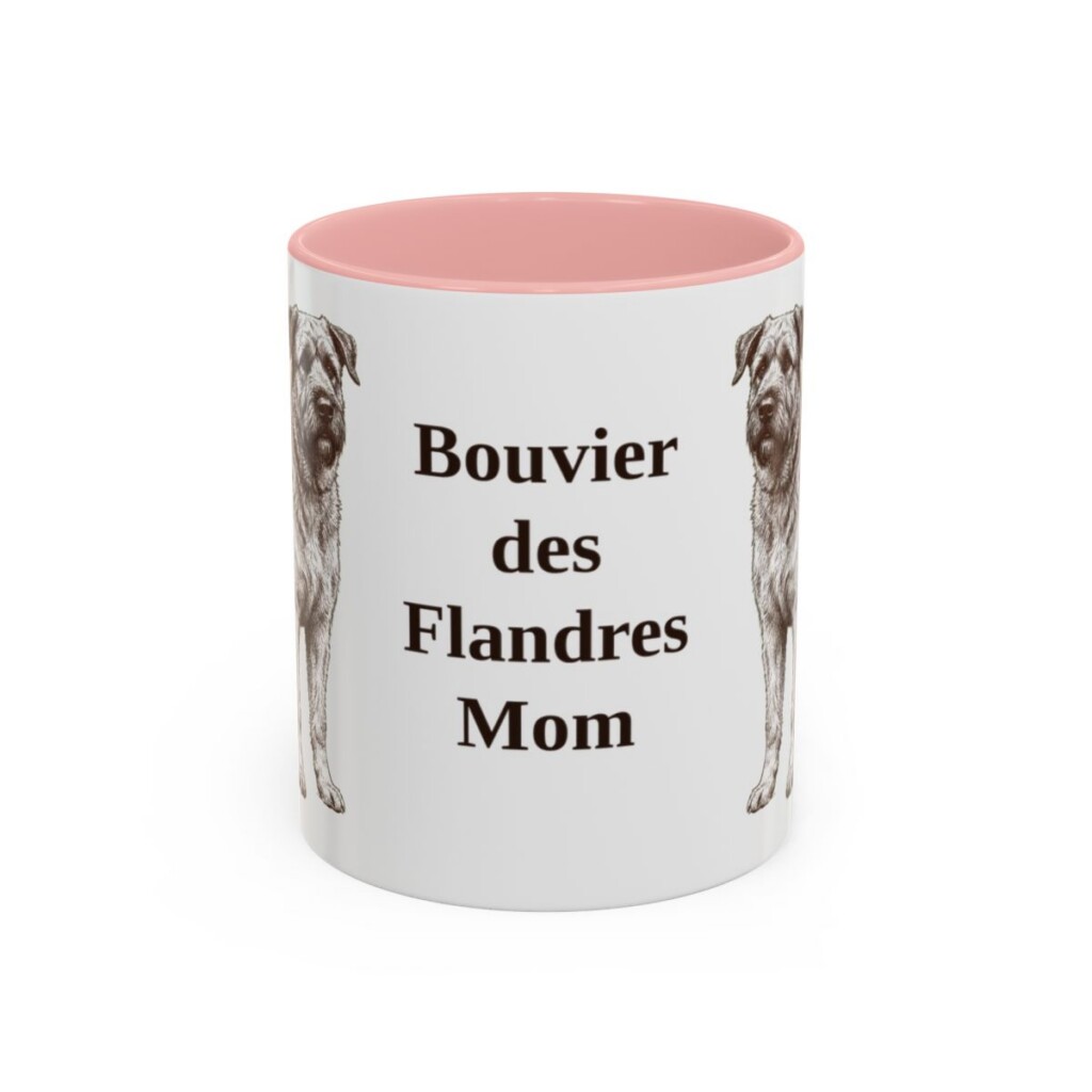 11oz-bouvier-des-flandres-mug-mom-pink 11oz bouvier des flandres mug, Pink
