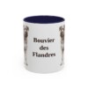11oz-bouvier-des-flandres-mug-navy 11oz Bouvier des Flandres Mug, Navy, front view