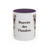 11oz-bouvier-des-flandres-mug-purple 11oz Bouvier des Flandres Mug, Purple, front view