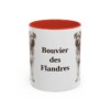 11oz-bouvier-des-flandres-mug-red 11oz Bouvier des Flandres Mug, Red, front view