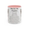 11oz bouvier des flandres mug, Pink