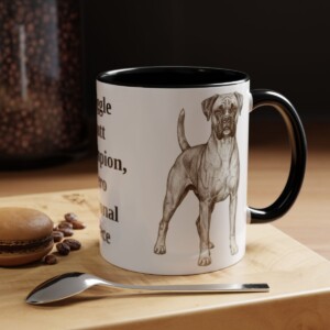 11oz-boxer-mug-humor-black 11oz Funny Boxer Mug, Black, lifestyle photo