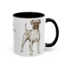 11oz Boxer Latin Mug, Black, right side view