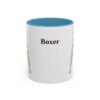 11oz Boxer Mug, Light Blue, front view