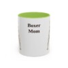 11oz boxer mug, Light Green