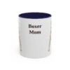 11oz boxer mug, Navy