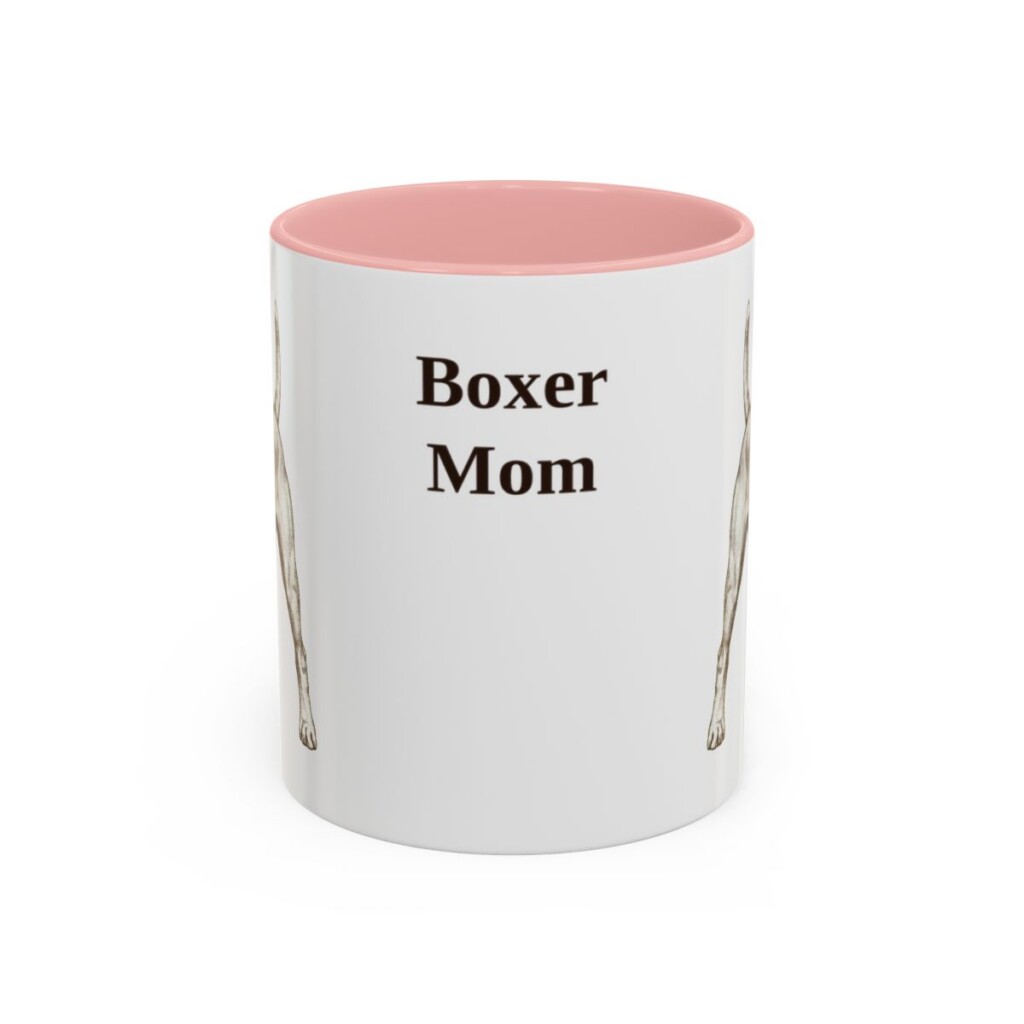 11oz boxer mug, Pink