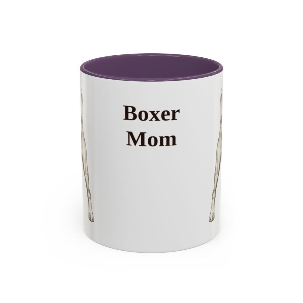 11oz boxer mug, Purple