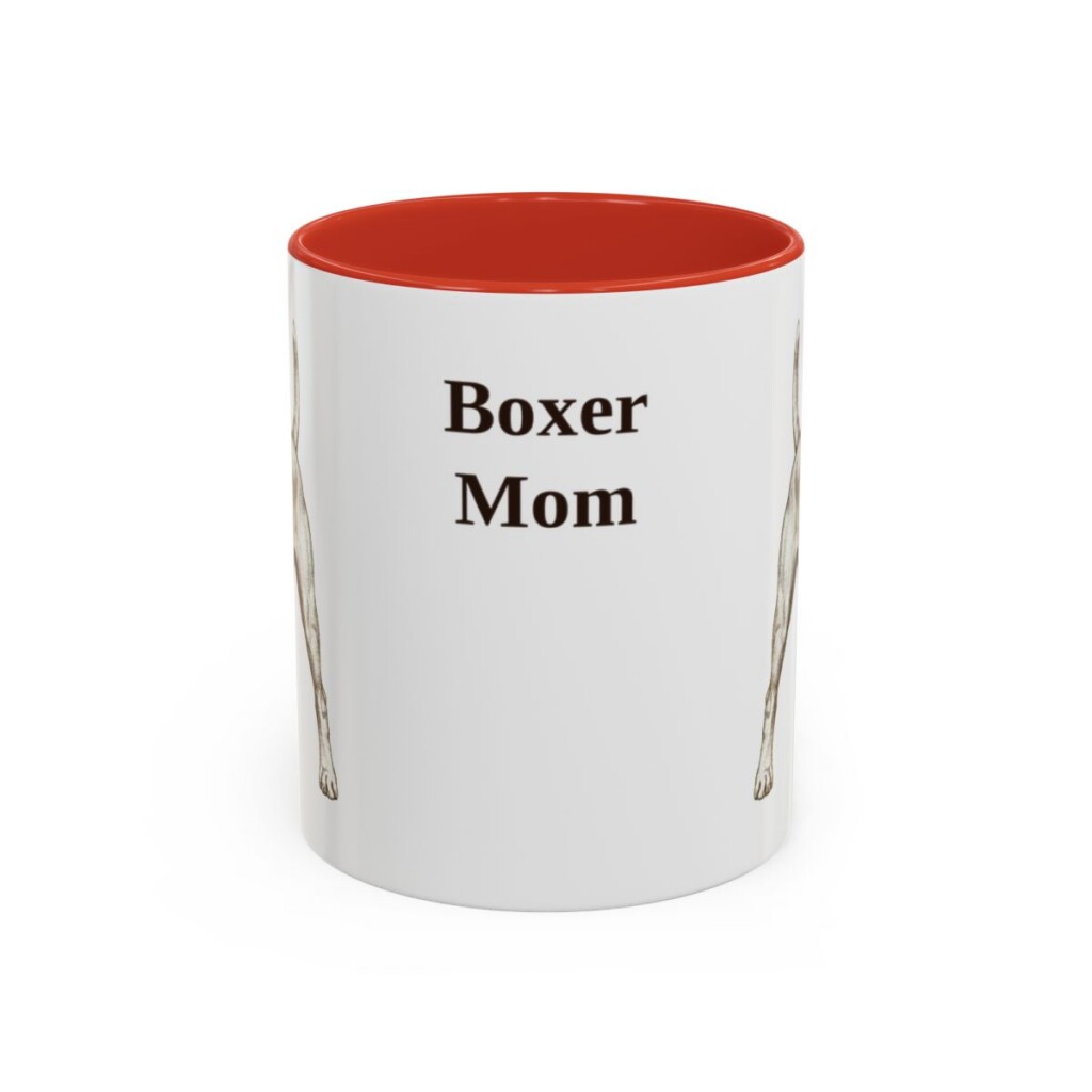 11oz boxer mug, Red