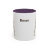 11oz Boxer Mug, Purple, front view
