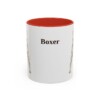 11oz Boxer Mug, Red, front view