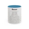 11oz boxer mug, Light Blue