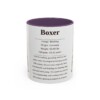 11oz boxer mug, Purple