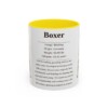11oz boxer mug, Yellow