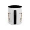 11oz Bracco Italiano Mug, Black, back view