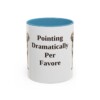 11oz-bracco-italiano-mug-humor-light-blue 11oz Funny Bracco Italiano Mug, Light Blue, front view