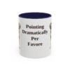 11oz-bracco-italiano-mug-humor-navy 11oz Funny Bracco Italiano Mug, Navy, front view