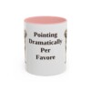 11oz-bracco-italiano-mug-humor-pink 11oz Funny Bracco Italiano Mug, Pink, front view