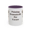 11oz-bracco-italiano-mug-humor-purple 11oz Funny Bracco Italiano Mug, Purple, front view