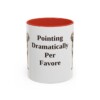 11oz-bracco-italiano-mug-humor-red 11oz Funny Bracco Italiano Mug, Red, front view