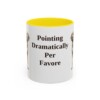 11oz-bracco-italiano-mug-humor-yellow 11oz Funny Bracco Italiano Mug, Yellow, front view