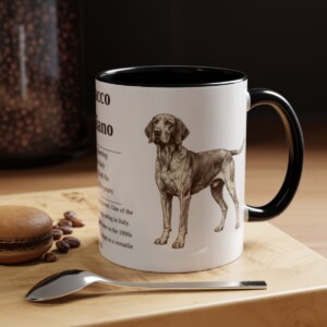 11oz bracco italiano mug, Black