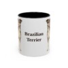 11oz-brazilian-terrier-mug-black-front 11oz Brazilian Terrier Mug, Black, front view