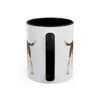 11oz Funny Brazilian Terrier Mug, Black, back view
